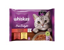 Whiskas Pure Delight Klasik v želé kapsička pro kočky 4x 85 g