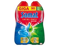 Somat Excellence Duo Grease gel do myčky (90 mytí) 1 ks