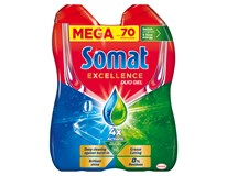 Somat Excellence Duo Grease gel do myčky (70 mytí) 1 ks