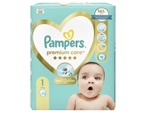 Pampers Premium Care Newborn Plenky velikost 1 72 ks