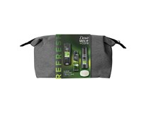 Dove Men + Care Fresh dárková sada (sprch. gel 250ml + deo 150ml + šampon 250ml + mýdlo 90g) kosmetická taška
