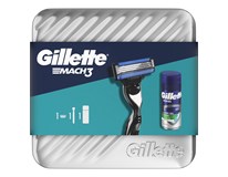 Gillette dárková sada (Mach3 strojek + gel na holení 75ml)