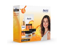 Astrid Vitamin C dárková sada (denní k. 50ml + noční k. 50ml + pleť. sérum 30ml + tex. maska)