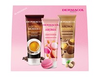 Dermacol Aroma Mix II 2023 dárková sada (sprch. gel. mak. lanýž 250ml + makronka 250ml + káva 250ml)