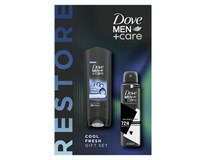 Dove Men + Care Cool Fresh dárková sada (sprch. gel 250ml + deo 150ml) kazeta