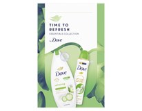 Dove Refreshing dárková sada (sprch. gel 250ml + deo 150ml) kazeta