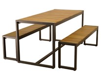 METRO PROFESSIONAL Jídelní stůl dřevěný 3 ks
