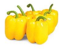Paprika žlutá 70/ 90 čerstvá 5 kg karton
