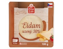 Fine Life Eidam uzený 30 % plátky chlaz. 100 g