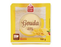 Fine Life Gouda 48 % plátky chlaz. 100 g