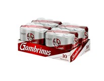 Gambrinus Original 10 pivo 4x 6x 500 ml plech