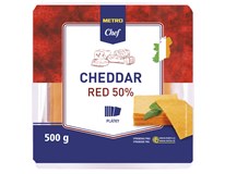METRO Chef Red Cheddar 50 % plátky chlaz. 500 g