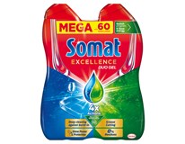 Somat Excellence Duo gel do myčky (60 praní) 1,318 ml