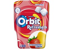 Orbit Refreshers jahoda citrón žvýkačky 6 x 67 g