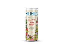 MILLHILL'S Strawberry Gin&Tonic 6 % 4 x 250 ml