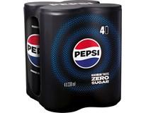 PEPSI Cola Zero Sugar 4 x 330 ml plech