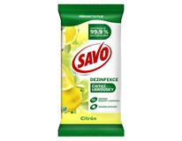 SAVO Dezinfekční ubrousky citrus 30 ks