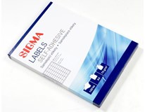 Etikety Sigma 48,5×25,4mm bílé 100 listů 1ks