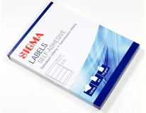 Etikety Sigma 192x61mm bílé 100 listů 1ks