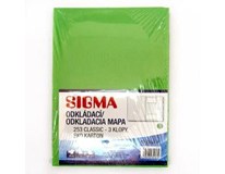 SIGMA Desky Odkládací mapa 253 zelené 10 ks