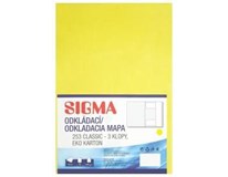 SIGMA Desky Odkládací mapa 253 žluté 10 ks