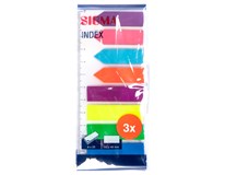 SIGMA Index samolepící 12 x 45 mm 3 ks
