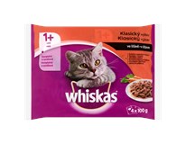 Whiskas kapsička Menu 4druhy masa pro kočky 4x100g