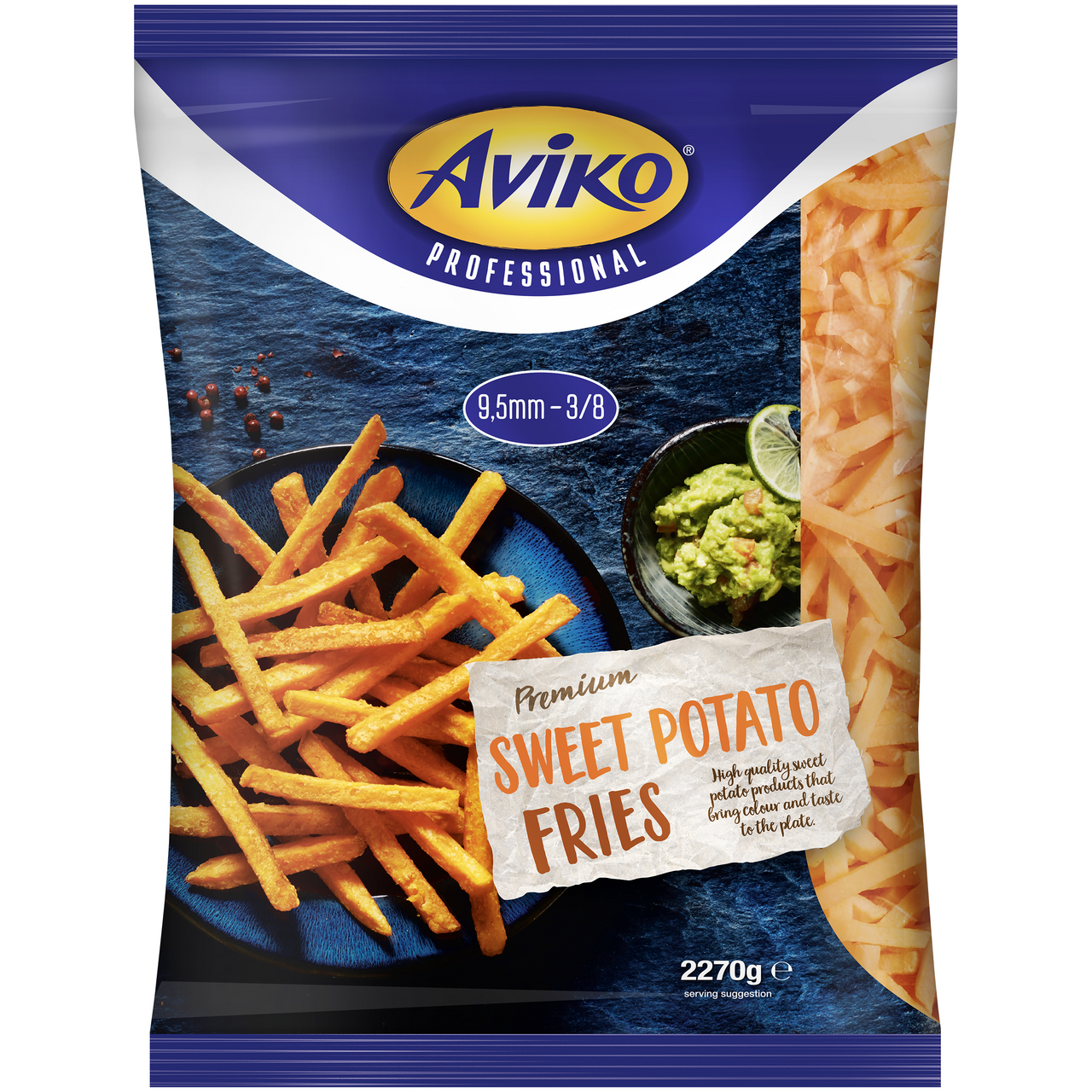 Aviko Sweet Potato Fries tiefgefroren - 2,27 kg Beutel