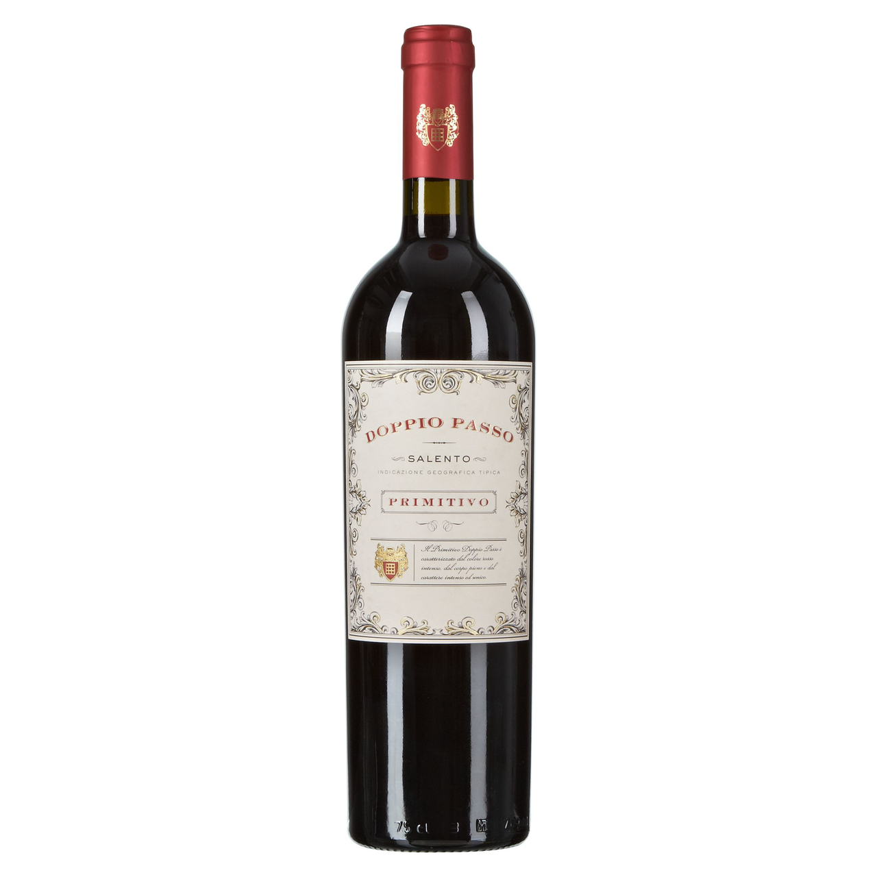 Doppio Passo Salento Primitivo IGT Rotwein halbtrocken - 750 ml Flasche