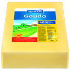 Milram Gouda Schnittkäse, 48 % Fett ca. 15 kg Blöcke