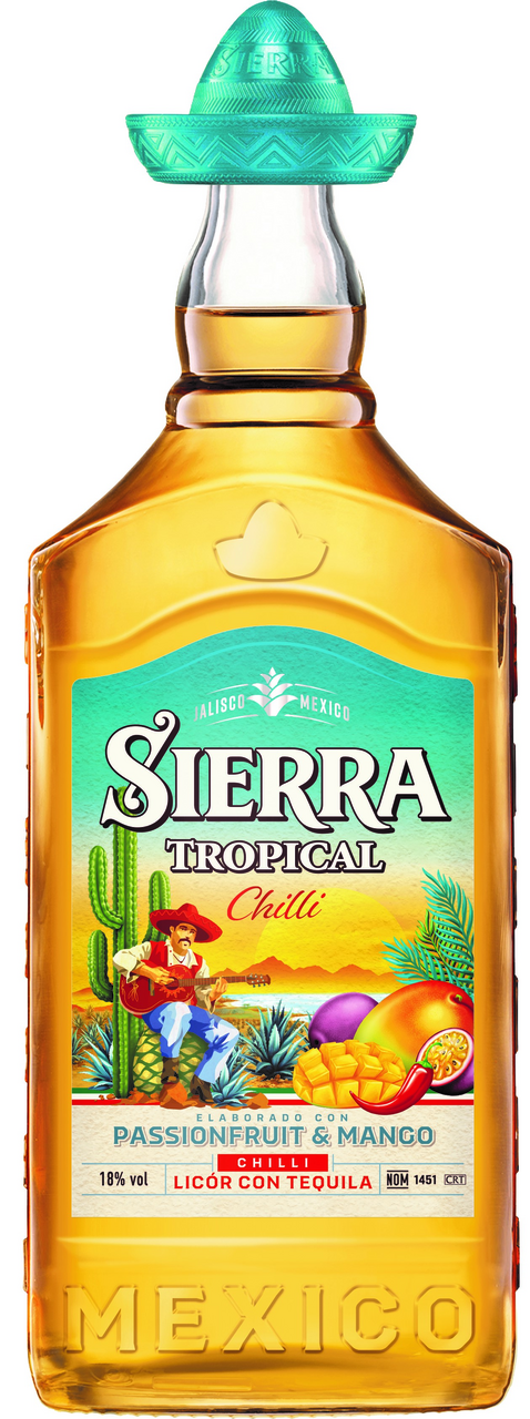 Sierra Tequila Tropical Chilli 18 %Vol. - 700 ml Flasche