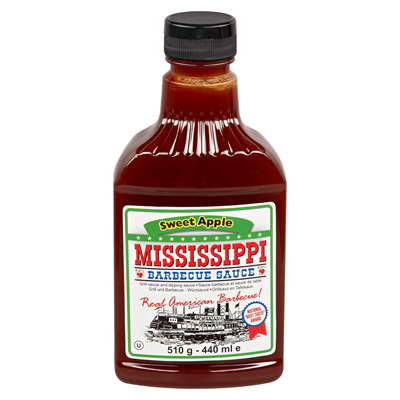 Mississippi Barbecue Sauce Sweet N Apple 510 G Metro