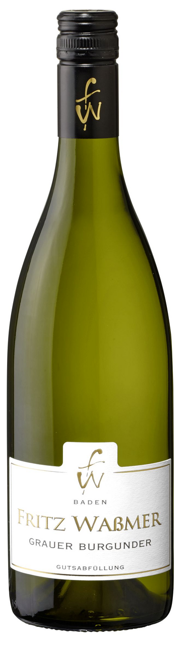 Fritz Wassmer Grauer Burgunder QBA trocken 750 ml Flasche