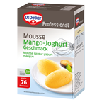 Dr. Oetker Professional Mousse Mango-Joghurt ohne Kochen Dessertpulver - 1 x 1 kg Packung