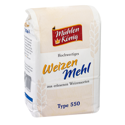 FRIEßINGER MÜHLE Weizenmehl Type 550 - 1 kg Packung