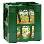 Wolfra Apfelsaft Klar 100 % Fruchtgehalt Glas - 6 x 1 l Kisten