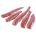 Hasen-Rücken-Filet tiefgefroren, ohne Knochen, Gastro-Zuschnitt, aus Argentinien, vak.-verpackt ca. 1 kg Packung