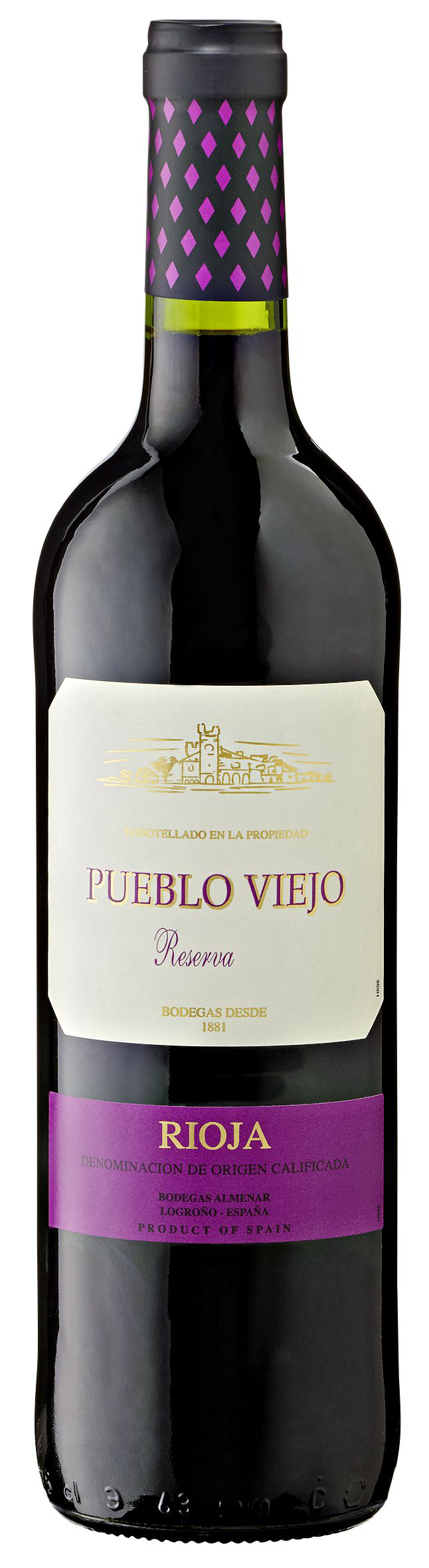 Pueblo Viejo Rioja Reserva Rotwein trocken - 750 ml Flasche