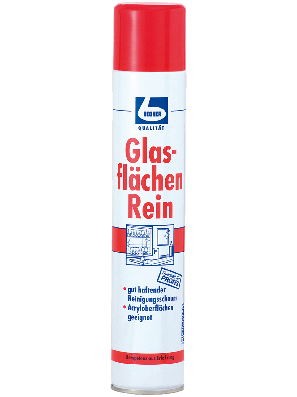 BECHER Glasflächen Rein flüssig, schaumig - 500 ml Dose
