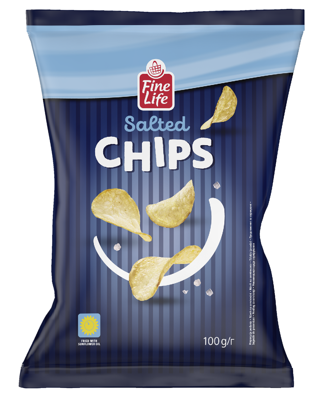 Fine Life Chips Salt - 100 g Packung