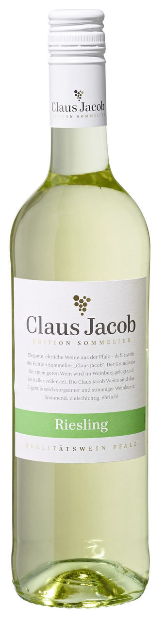 Claus Jacob Riesling Weißwein QBA trocken 750 ml Flasche