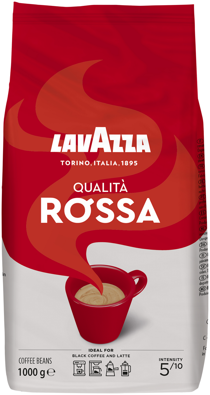 Lavazza Kaffeebohnen Qualità Rossa - 1 kg Beutel
