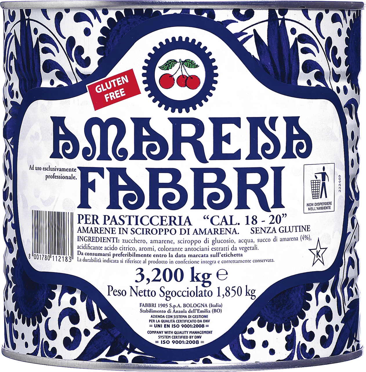 Fabbri Amarena Kirschen - 3,2 kg Dose