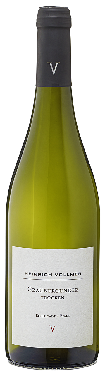 Heinrich Vollmer Grauburgunder QbA Weißwein trocken - 750 ml Flasche