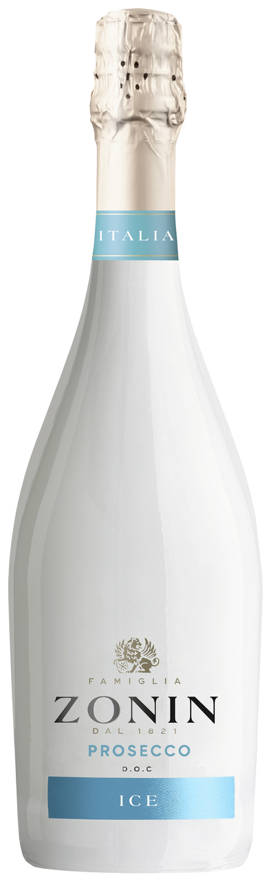Zonin Prosecco Ice Spumante Schaumwein halbtrocken - 750 ml Flasche