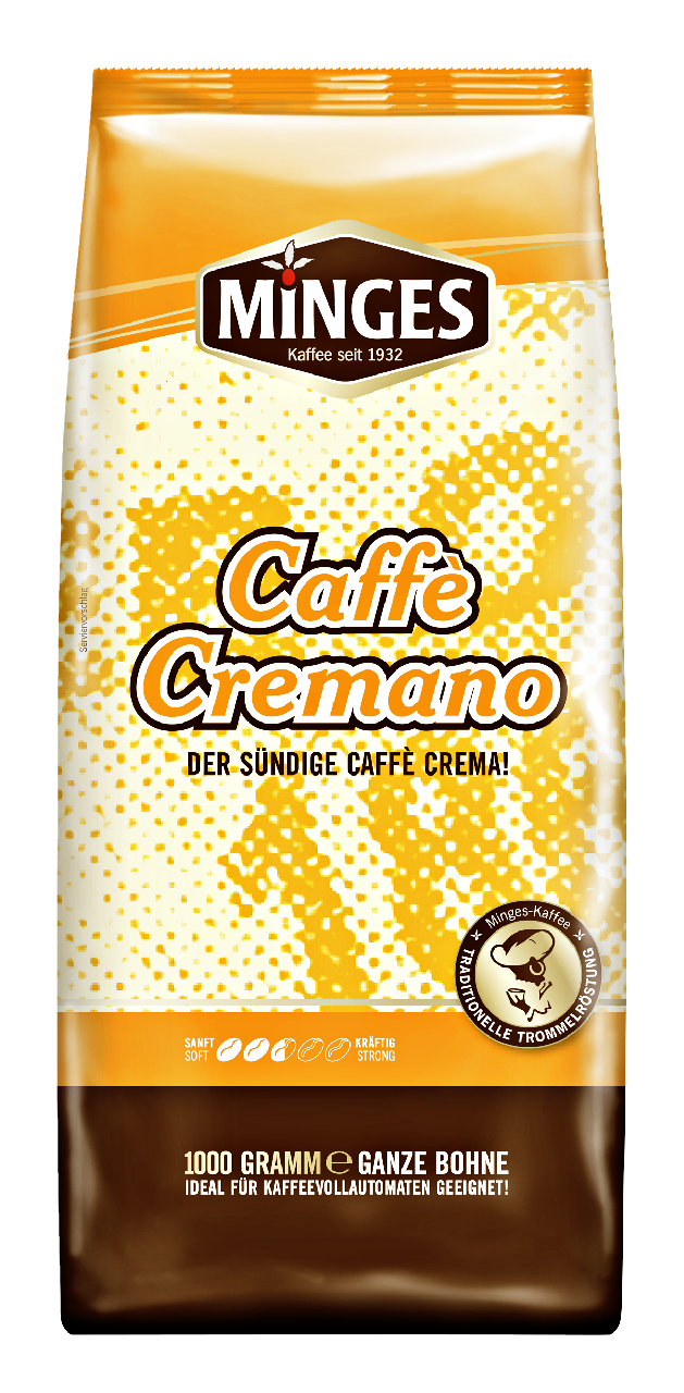 Minges Cafe Cremano - 1,00 kg Packung