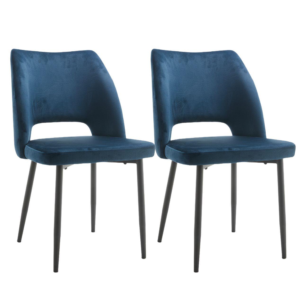 METRO PROFESSIONAL Dinning Stuhl Dunkel Blau Salto 2 Stück