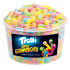 Trolli Fruchtgummi Glühwürmchen 150 Stück, enthält Zucker 1,05 kg Dose