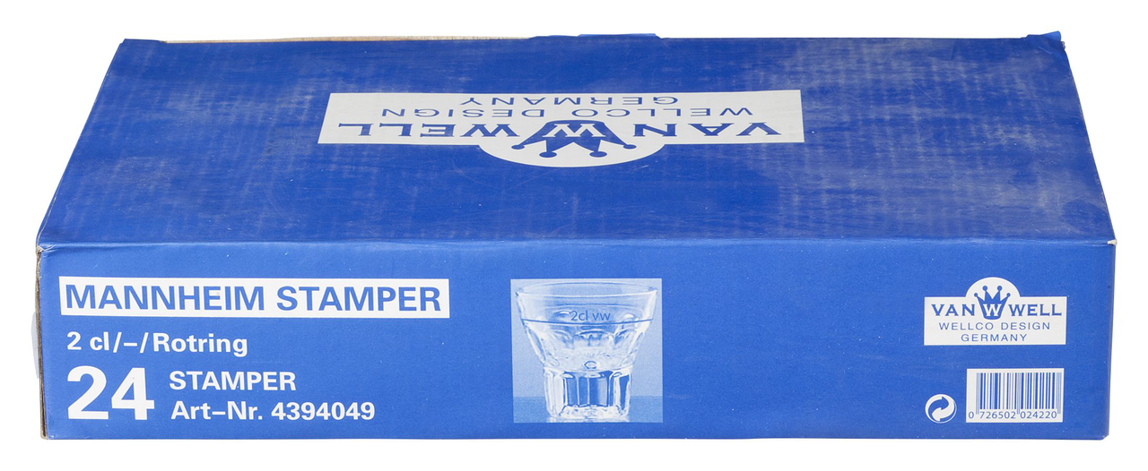 Van Well Schapsgläser Stamper Rotring Mannheim 20 ml - 24 Stück