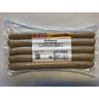 Pleus Rostbratwurst gekühlt aus Schweinefleisch vac.-verpackt 5 Stück à 100 g - 1 x 500 g Packung